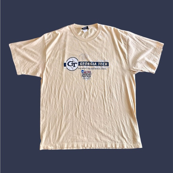 Jansport‎ Vintage Adult 2XL Georgia Tech Yellow Jackets T-Shirt 2006 NCAA World - Picture 3 of 8